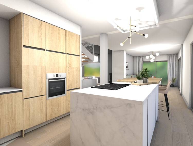 Création d'une suite parentale dans une maison de 100 m² à Brignais proche Saint-Genis-Laval: Conception et rénovation par une architecte d’intérieur