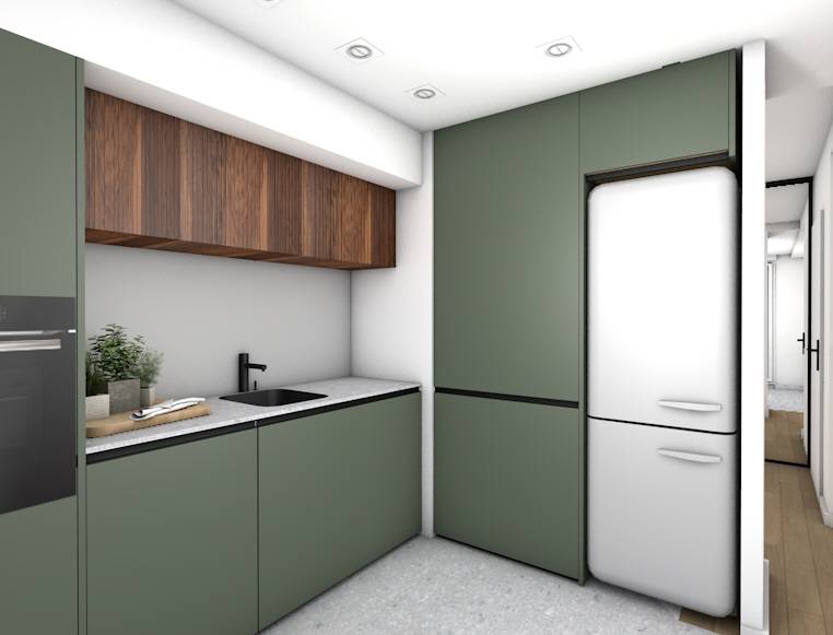 Rénovation de Cuisine dans une Maison de 90 m² à Vourles : Combinez Fonctionnalité et Esthétique avec notre architecte d’intérieur chez Aproplac
