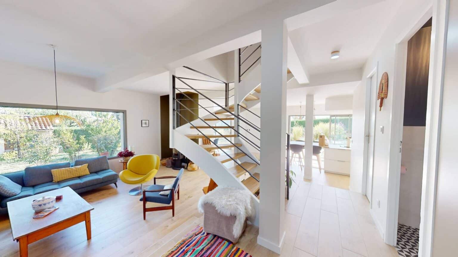 Rénovation maison années 90 avec extension Chaponost: