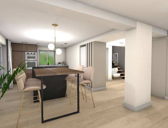 Travaux cuisine T1 60 Lyon