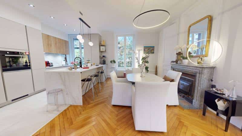 Rénovation prestigieuse T5 Saint Genis Laval
